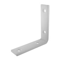 Equerre de renfort 70x70mm acier blanc