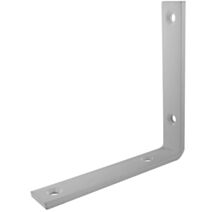 Equerre de renfort 100x100mm acier blanc