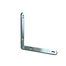 Equerre de chaise bouts ronds 90x90mm acier zingué