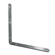 Equerre de chaise bouts ronds 140x140mm acier zingué