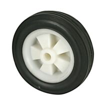 Roue multi usage caoutchouc noir Ø125mm charge 40kg - CIME