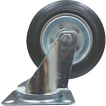 Roulette de manutention  à platine pivotante - Charge admissible 175kg.  Ø160mm - CIME