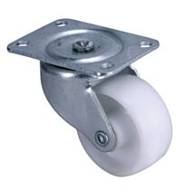 Roulette Port-Roll Ø50mm H.6,7cm 50kg blanc