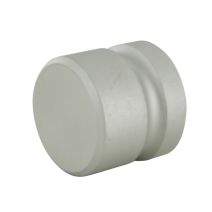 Bouton alu D21mm P.20mm Aluminium anodisé mat