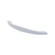 Poignée bombée Entraxe 128mm Zamak laqué blanc