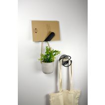 Patère filaire demi cercle 1 tête acier noir 60 x H100 mm - CIME
