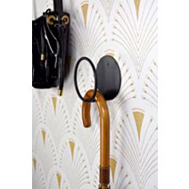 Patère filaire cercle 1 tête acier noir 58 x H100 mm - CIME