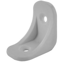 Equerre chaise 24x24x16mm plastique blanc x4