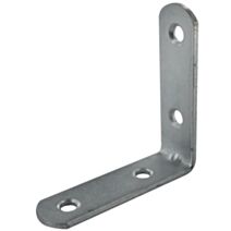 Equerre de chaise bouts ronds 60mm acier zingué x10