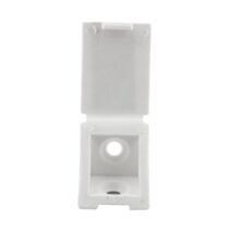 Taquet équerre 22x22x23mm blanc x12