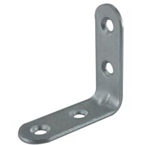 Equerre de chaise bouts ronds 30mm acier zingué x10