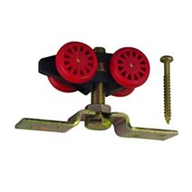 Monture 4 galets pour rail Manta roulement à aiguilles plastique blanc