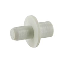 Lot de 24 taquets d'étagère à enfoncer plastique blanc. perçage Ø5 ou 6mm - CIME