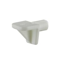 Lot de 24 taquets à enfoncer Ø5mm plastique blanc