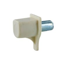 Lot de 8 taquets à enfoncer tige acier zingué et embout plastique blanc. perçage Ø5mm - CIME
