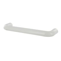 6 poignées fil D10mm entraxe 96mm plastique blanc