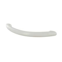 6 poignées bombées entraxe 96mm plastique blanc