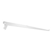 Console simple L.350mm entraxe 50mm charge supportée 60 kg acier époxy blanc - CIME