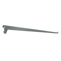 Console simple L.400mm entraxe 50mm charge supportée 60 kg acier époxy gris - CIME