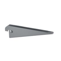 Console double L.120mm entraxe 32mm charge supportée 60kg acier époxy gris - CIME