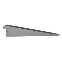 Console double L.220mm entraxe 32mm charge supportée 60kg acier époxy gris - CIME