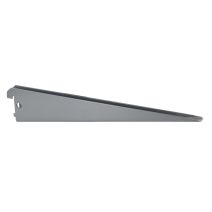 Console double 270 mm acier époxy gris - CIME