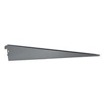 Console double 370 mm acier époxy gris - CIME