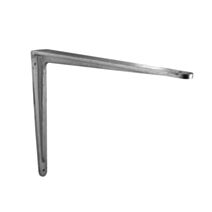 Equerre charge lourde 350 x 300 mm alu gris - CIME