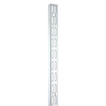 Set de 4 crémaillères double acier blanc 1m entraxe 32 mm H1000 mm - CIME