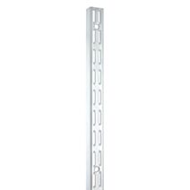 Set de 4 crémaillères double acier blanc 1m entraxe 32 mm H1000 mm - CIME