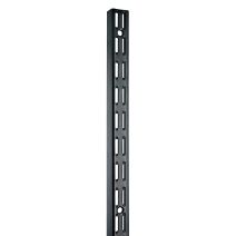 Crémaillère double acier noir 2 m entraxe 32 mm - CIME