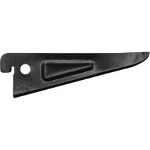 Console double acier noir 12 cm entraxe 32 mm - CIME