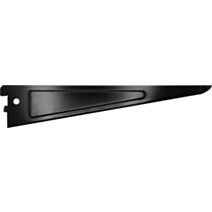 Console double acier noir 32 cm entraxe 32 mm - CIME