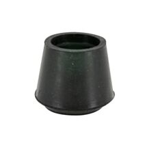 Embout enveloppant D18mm caoutchouc noir X4