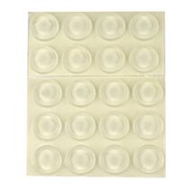 Butées D.12mm Plastique transparent X20