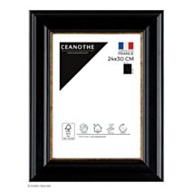 Cadre photo Gaia 24x30cm Noir Doré