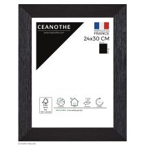Cadre photo karma noir 24x30cm