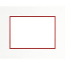 Passe-partout Double 40x50cm Rouge