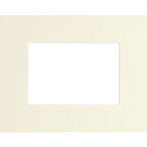 passe-partout 18x24 cm crème
