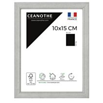 Cadre photo Perle 10x15cm Gris