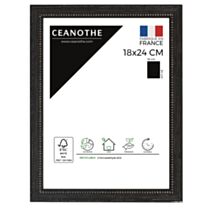Cadre photo Perle 18x24cm Noir