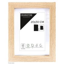 Cadre photo Bois Oslo 20x30cm avec Passe-partout - EMOTION