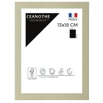Cadre Karma vert tilleul 13 x 18 cm - CEANOTHE