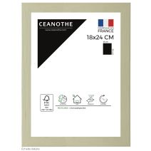 Cadre Karma vert tilleul 18 x 24 cm - CEANOTHE