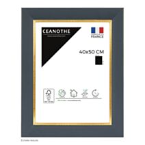 Cadre photo Hadès 40x50cm Bleu Doré