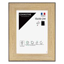 Cadre photo Newton bois noir 13x18cm - CEANOTHE