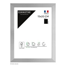 Cadre photo Precious acier 15x20cm - CEANOTHE