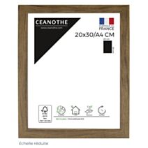 Cadre photo Precious noyer 20x30cm / A4 - CEANOTHE