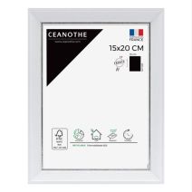 Cadre photo Vittoria blanc 15x20cm - CEANOTHE