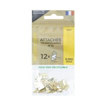Sachet 12 attaches triangulaires n°10 - CEANOTHE